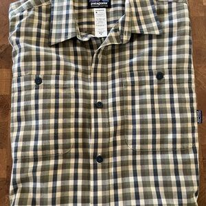 Patagonia Men's Olive Checkered Shirt